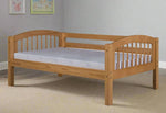 Camaflexi Twin Size Day Bed - Arch Spindle Headboard - Natural Finish