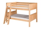 Camaflexi Twin over Twin Bunk Bed - Angle Ladder - 2 Headboard Styles / 2 Color Options