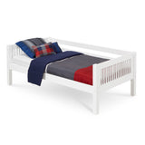 Camaflexi Twin Size Day Bed - Mission Headboard - White Finish / 2 Style Options