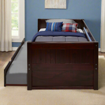 Camaflexi Panel Headboard - Twin Size Day Bed with Drawers or Trundle - 2 Color Options