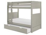 Camaflexi Twin over Twin Bunk Bed - Panel Headboard - 2 Color Options