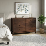 Camaflexi Six Drawer Dresser / Four Color Finishes
