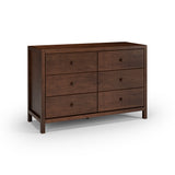 Camaflexi Six Drawer Dresser / Four Color Finishes