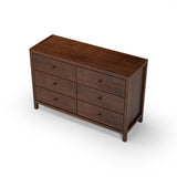 Camaflexi Six Drawer Dresser / Four Color Finishes