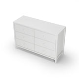 Camaflexi Six Drawer Dresser / Four Color Finishes