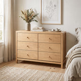 Camaflexi Six Drawer Dresser / Four Color Finishes