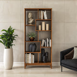Geometrix Bookcase 72"H - 7 Color Finishes
