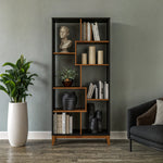 Geometrix Bookcase 72"H - 7 Color Finishes