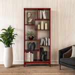 Geometrix Bookcase 72"H - 7 Color Finishes