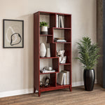 Geometrix Bookcase 72"H - 7 Color Finishes