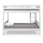 Mid Century Modern Bunk Bed Twin over Twin - 3 Color Finishes