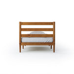 Mid-Century Twin Size Platform Bed - 2 Color Options