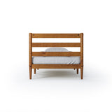 Mid-Century Twin Size Platform Bed - 2 Color Options