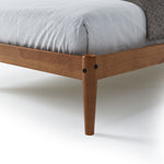 Mid-Century Twin Size Platform Bed - 2 Color Options