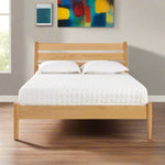 Mid-Century Modern Platform Bed - Queen Size - 3 Color Options