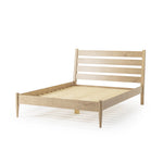 Mid-Century Modern Platform Bed - Queen Size - 4 Color Options