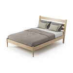 Mid-Century Modern Platform Bed - Queen Size - 4 Color Options