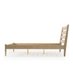 Mid-Century Modern Platform Bed - Queen Size - 4 Color Options