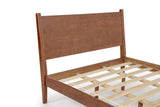 Mid-Century Panel Bed - 5 Color Options/4 Size Options