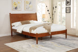 Mid-Century Panel Bed - 5 Color Options/4 Size Options