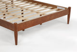 Mid-Century Panel Bed - 5 Color Options/4 Size Options