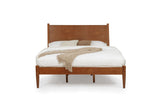 Mid-Century Panel Bed - 5 Color Options/4 Size Options