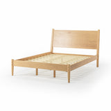 Mid-Century Panel Bed - 5 Color Options/4 Size Options