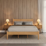 Mid-Century Panel Bed - 5 Color Options/4 Size Options