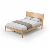 Mid-Century Panel Bed - 5 Color Options/4 Size Options