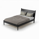 Cama con panel Mid-Century - 3 opciones de color/4 opciones de tamaño