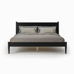 Cama con panel Mid-Century - 3 opciones de color/4 opciones de tamaño