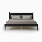 Cama con panel Mid-Century - 3 opciones de color/4 opciones de tamaño