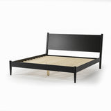 Cama con panel Mid-Century - 3 opciones de color/4 opciones de tamaño