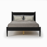 Cama con panel Mid-Century - 3 opciones de color/4 opciones de tamaño