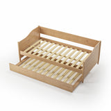 Mid Century Classic Twin Size Day Bed with Trundle / Three Color Finishes