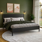 Mid Century Platform Bed / 2 Sizes / 3 Color Finishes