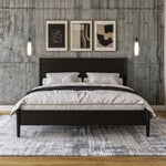 Mid Century Platform Bed / 2 Sizes / 3 Color Finishes