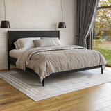 Mid Century Platform Bed / 2 Sizes / 3 Color Finishes