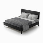 Mid Century Platform Bed / 2 Sizes / 3 Color Finishes