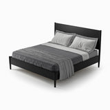 Mid Century Platform Bed / 2 Sizes / 3 Color Finishes