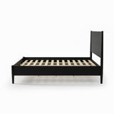 Mid Century Platform Bed / 2 Sizes / 3 Color Finishes