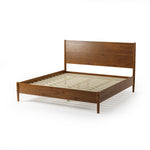 Mid Century Platform Bed / 2 Sizes / 3 Color Finishes