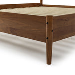Mid Century Platform Bed / 2 Sizes / 3 Color Finishes