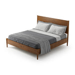 Mid Century Platform Bed / 2 Sizes / 3 Color Finishes