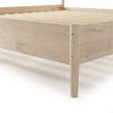 Mid Century Platform Bed / 2 Sizes / 3 Color Finishes