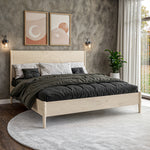Mid Century Platform Bed / 2 Sizes / 3 Color Finishes