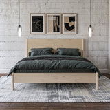 Mid Century Platform Bed / 2 Sizes / 3 Color Finishes