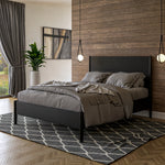 Mid Century Platform Bed / 2 Sizes / 3 Color Finishes
