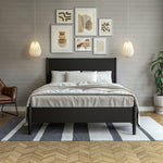 Mid Century Platform Bed / 2 Sizes / 3 Color Finishes