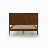 Mid Century Platform Bed / 2 Sizes / 3 Color Finishes